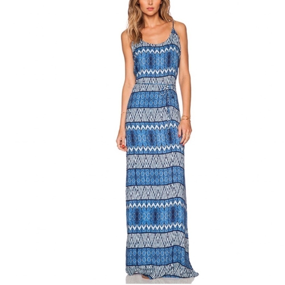 Rory Beca Side Slit Lightweight Maxi Summer Dress Resort Wear Vacation Beach M